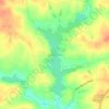 Lake Hunt topographic map, elevation, terrain