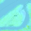 双山岛 topographic map, elevation, terrain