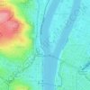 Danube topographic map, elevation, terrain