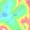 Picture Lake topographic map, elevation, terrain