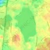 Lake Massapoag topographic map, elevation, terrain