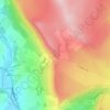 Curbar Edge topographic map, elevation, terrain