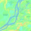 Amazon River topographic map, elevation, terrain