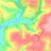 Longpark Wood topographic map, elevation, terrain