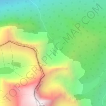 Arnica Lake topographic map, elevation, terrain