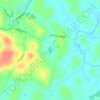 Aghlisk Lough topographic map, elevation, terrain