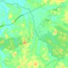 Sungai Sedim topographic map, elevation, terrain