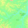 Rio Belém topographic map, elevation, terrain