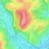 Parkwood Springs topographic map, elevation, terrain