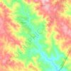 Mpuluzi topographic map, elevation, terrain