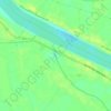 Sungai Kelar topographic map, elevation, terrain