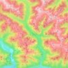 Valle Verzasca topographic map, elevation, terrain