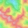 Lac de Bareilles topographic map, elevation, terrain
