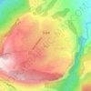 Shusha topographic map, elevation, terrain