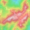 Istana Sri Pahang Bukit Fraser topographic map, elevation, terrain