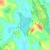 Lough Fea topographic map, elevation, terrain