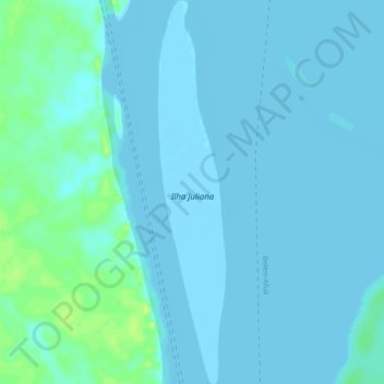 Ilha Juliana topographic map, elevation, terrain