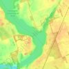 Fanshawe Lake topographic map, elevation, terrain