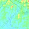 Sungai Pohoi topographic map, elevation, terrain