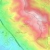 Joaquin Miller Park topographic map, elevation, terrain