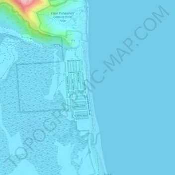 Pallaranda Park topographic map, elevation, terrain