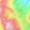 Lake Toma topographic map, elevation, terrain
