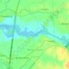 Angat River topographic map, elevation, terrain
