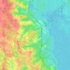 Molino topographic map, elevation, terrain