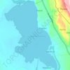 Lake Elmenteita topographic map, elevation, terrain