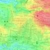 Parque de Las Garantías Sociales topographic map, elevation, terrain