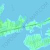 Key Vaca Cut topographic map, elevation, terrain