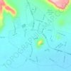 Gerash topographic map, elevation, terrain