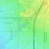 Exposition Park topographic map, elevation, terrain