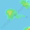 Whiteley Island topographic map, elevation, terrain