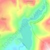 Wishon Reservoir topographic map, elevation, terrain
