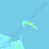 Mawar Island topographic map, elevation, terrain