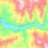 Kings Canyon topographic map, elevation, terrain