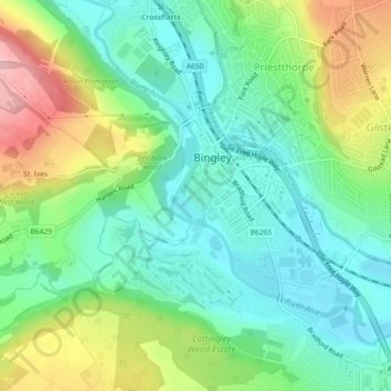 Myrtle Park topographic map, elevation, terrain