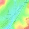 Bayanday topographic map, elevation, terrain