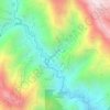 La Ospina topographic map, elevation, terrain
