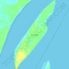 Ilha Caiari topographic map, elevation, terrain