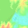 Lake Thunderbird Dam topographic map, elevation, terrain