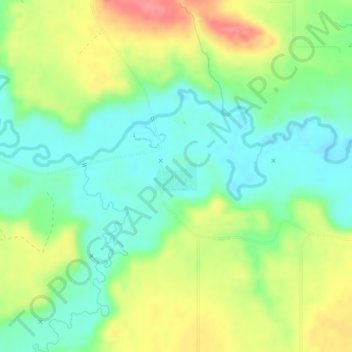 Redland topographic map, elevation, terrain