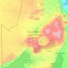 Ngorongoro Conservation Area topographic map, elevation, terrain
