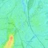 Coyendanspark topographic map, elevation, terrain