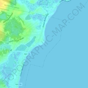 Plaice Cove topographic map, elevation, terrain