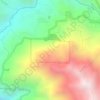Mountain Range topographic map, elevation, terrain