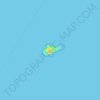 Little Skellig topographic map, elevation, terrain