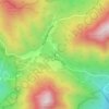 Peaks of Otter Dam topographic map, elevation, terrain