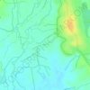 DC topographic map, elevation, terrain